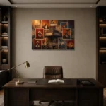 Premium Wall Art Yatay Html Edition – CINEMAGARA2806091 displayed in a contemporary gallery-inspired room