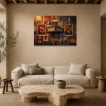 Premium Wall Art Yatay Html Edition – CINEMAGARA2806091 presented in a sophisticated home setting