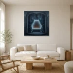Premium Wall Art Kare Html Edition – CINEMAGARA2806097 styled in a refined neutral interior