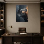 Premium Wall Art Dikey Html Edition – CINEMAGARA2806104 displayed in a contemporary gallery-inspired room