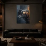Premium Wall Art Dikey Html Edition – CINEMAGARA2806104 shown in a warm modern interior