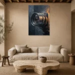 Premium Wall Art Dikey Html Edition – CINEMAGARA2806104 presented in a sophisticated home setting