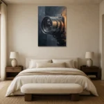 Premium Wall Art Dikey Html Edition – CINEMAGARA2806104 showcased in an elegant minimalist interior