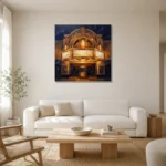 Premium Wall Art Kare Html Edition – CINEMAGARA2806106 styled in a refined neutral interior