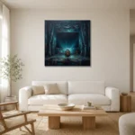 Premium Wall Art Kare Html Edition – CINEMAGARA2806116 styled in a refined neutral interior