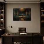 Premium Wall Art Yatay Html Edition – CINEMAGARA2806118 displayed in a contemporary gallery-inspired room