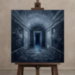 Premium Wall Art Kare Html Edition – CINEMAGARA2806125 displayed on a studio easel