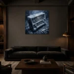 Premium Wall Art Kare Html Edition – CINEMAGARA2806126 shown in a warm modern interior