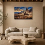 Premium Wall Art Yatay Html Edition – CINEMAGARA2806127 presented in a sophisticated home setting