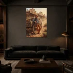 Premium Wall Art Dikey Html Edition – CINEMAGARA2806130 shown in a warm modern interior