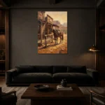 Premium Wall Art Dikey Html Edition – CINEMAGARA2806131 shown in a warm modern interior