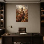 Premium Wall Art Dikey Html Edition – CINEMAGARA2806132 displayed in a contemporary gallery-inspired room