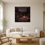 Premium Wall Art Kare Html Edition – CINEMAGARA2806133 styled in a refined neutral interior