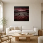 Premium Wall Art Kare Html Edition – CINEMAGARA2806135 styled in a refined neutral interior