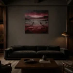 Premium Wall Art Kare Html Edition – CINEMAGARA2806135 shown in a warm modern interior