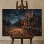 Premium Wall Art Yatay Html Edition – CINEMAGARA2806137 displayed on a studio easel