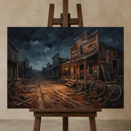 Premium Wall Art Yatay Html Edition – CINEMAGARA2806137 displayed on a studio easel