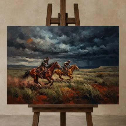 Premium Wall Art Yatay Html Edition – CINEMAGARA2806138 displayed on a studio easel