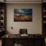 Premium Wall Art Yatay Html Edition – CINEMAGARA2806138 displayed in a contemporary gallery-inspired room