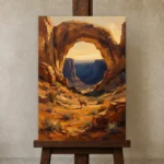 Premium Wall Art Dikey Html Edition – CINEMAGARA2806141 displayed on a studio easel