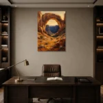 Premium Wall Art Dikey Html Edition – CINEMAGARA2806141 displayed in a contemporary gallery-inspired room