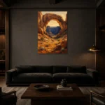 Premium Wall Art Dikey Html Edition – CINEMAGARA2806141 shown in a warm modern interior