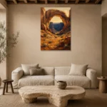 Premium Wall Art Dikey Html Edition – CINEMAGARA2806141 presented in a sophisticated home setting