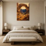 Premium Wall Art Dikey Html Edition – CINEMAGARA2806141 showcased in an elegant minimalist interior