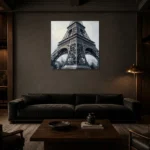 Premium Wall Art Kare Html Edition – CINEMATICNW2096 shown in a warm modern interior