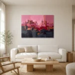 Premium Wall Art Yatay Html Edition – CINEMATICNW2100 styled in a refined neutral interior