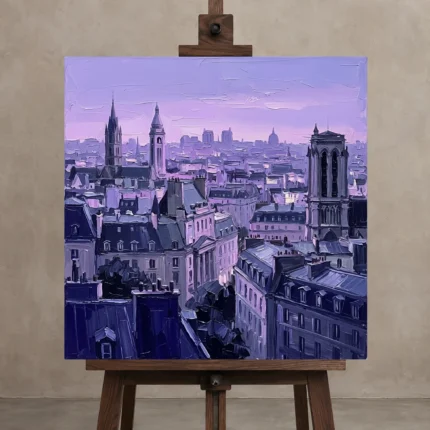 Premium Wall Art Kare Html Edition – CINEMATICNW2103 displayed on a studio easel
