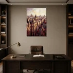 Premium Wall Art Dikey Html Edition – CINEMATICNW2106 displayed in a contemporary gallery-inspired room