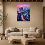 Premium Wall Art Dikey Html Edition – CINEMATICNW2110 presented in a sophisticated home setting