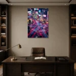 Premium Wall Art Dikey Html Edition – CINEMATICNW2111 displayed in a contemporary gallery-inspired room