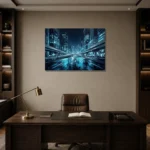 Premium Wall Art Yatay Html Edition – CINEMATICNW2113 displayed in a contemporary gallery-inspired room