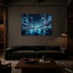 Premium Wall Art Yatay Html Edition – CINEMATICNW2113 shown in a warm modern interior