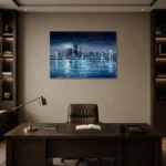 Premium Wall Art Yatay Html Edition – CINEMATICNW2114 displayed in a contemporary gallery-inspired room