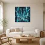 Premium Wall Art Kare Html Edition – CINEMATICNW2115 styled in a refined neutral interior