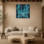Premium Wall Art Kare Html Edition – CINEMATICNW2115 presented in a sophisticated home setting