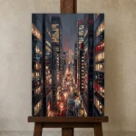 Premium Wall Art Dikey Html Edition – CINEMATICNW2120 displayed on a studio easel
