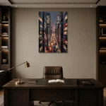 Premium Wall Art Dikey Html Edition – CINEMATICNW2120 displayed in a contemporary gallery-inspired room
