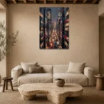 Premium Wall Art Dikey Html Edition – CINEMATICNW2120 presented in a sophisticated home setting