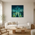 Premium Wall Art Kare Html Edition – CINEMATICNW2124 styled in a refined neutral interior