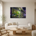 Premium Wall Art Yatay Html Edition – CINEMATICNW2132 styled in a refined neutral interior