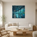 Premium Wall Art Kare Html Edition – CINEMATICNW2134 styled in a refined neutral interior