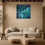 Premium Wall Art Kare Html Edition – CINEMATICNW2134 presented in a sophisticated home setting