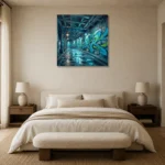 Premium Wall Art Kare Html Edition – CINEMATICNW2134 showcased in an elegant minimalist interior