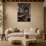 Premium Wall Art Dikey Html Edition – DARKACADEMİA0826061 presented in a sophisticated home setting