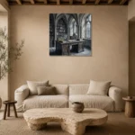 Premium Wall Art Kare Html Edition – DARKACADEMİA0826067 presented in a sophisticated home setting