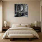 Premium Wall Art Kare Html Edition – DARKACADEMİA0826067 showcased in an elegant minimalist interior